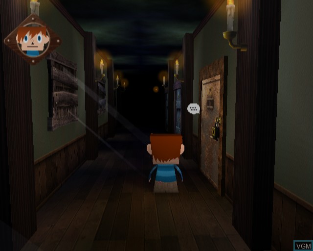 In-game screen of the game Gregory Horror Show on Sony Playstation 2
