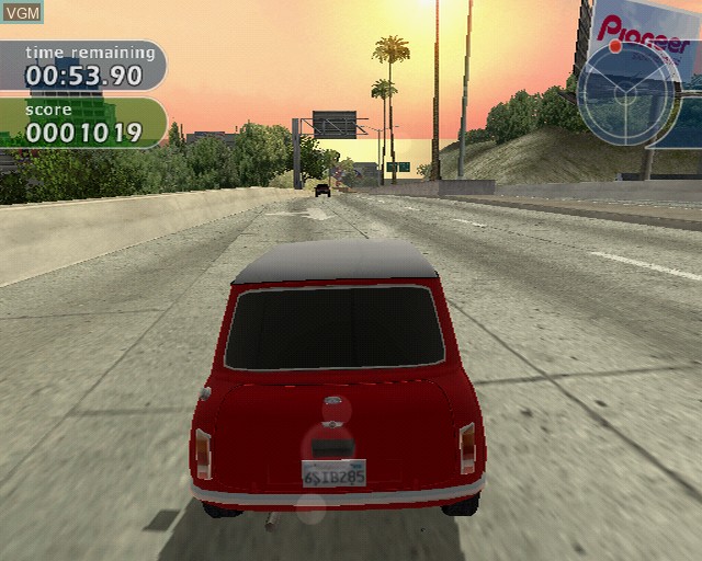 In-game screen of the game Italian Job, The on Sony Playstation 2