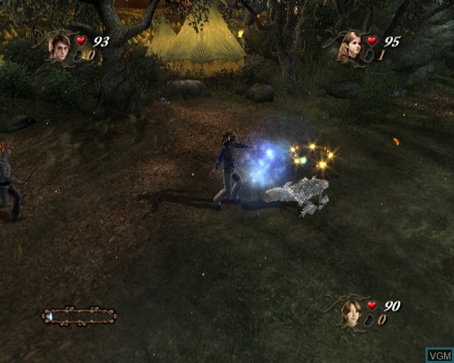 In-game screen of the game Harry Potter and the Goblet of Fire on Sony Playstation 2