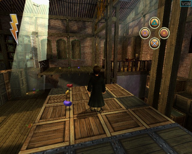 In-game screen of the game Harry Potter and the Philosopher's Stone on Sony Playstation 2
