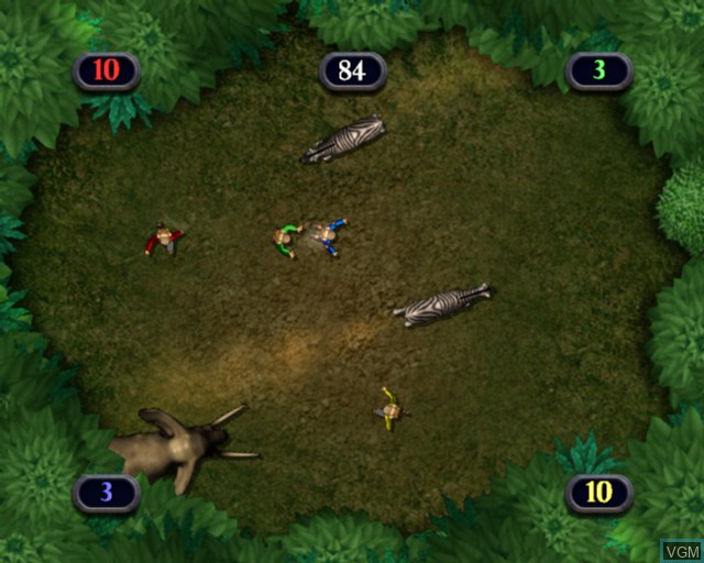 In-game screen of the game Jumanji on Sony Playstation 2