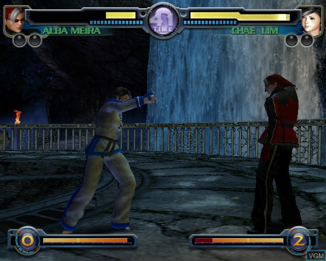 In-game screen of the game King of Fighters, The - Maximum Impact on Sony Playstation 2