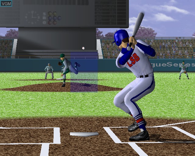In-game screen of the game League Series Baseball 2 on Sony Playstation 2