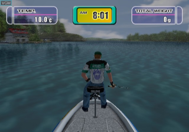 In-game screen of the game Mark Davis Pro Bass Challenge on Sony Playstation 2