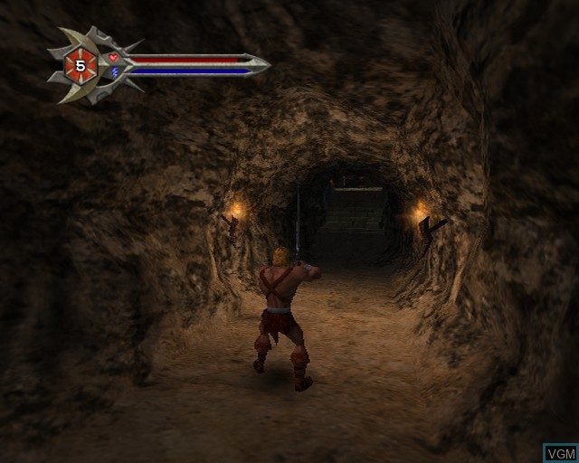 In-game screen of the game Masters of the Universe - He-Man - Defender of Grayskull on Sony Playstation 2