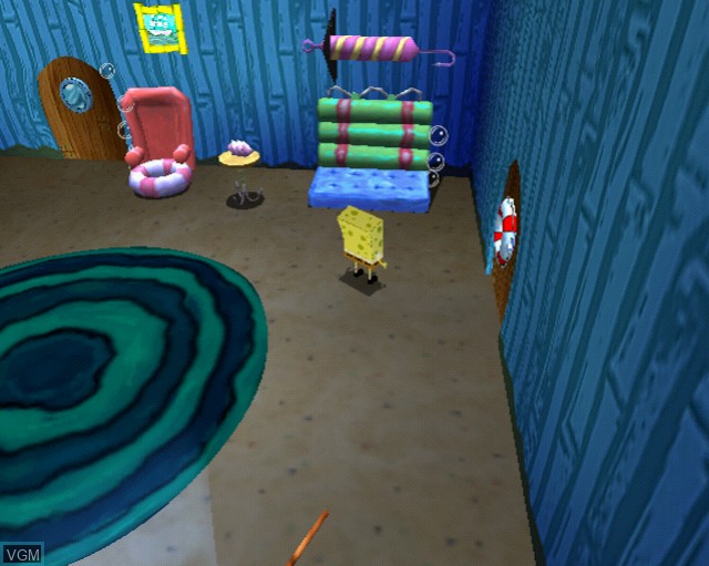 In-game screen of the game SpongeBob SquarePants - Revenge of the Flying Dutchman on Sony Playstation 2