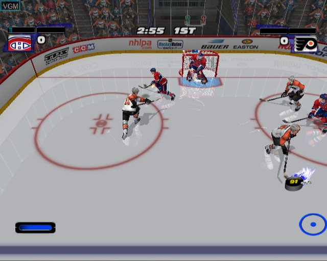 In-game screen of the game NHL Hitz 20-03 on Sony Playstation 2