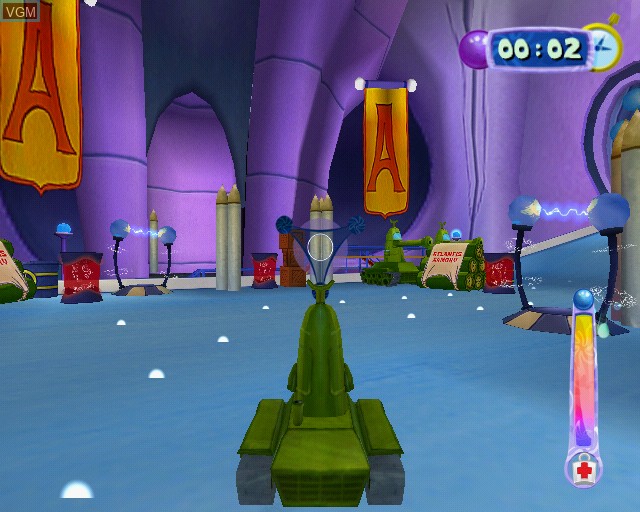 In-game screen of the game SpongeBob's Atlantis SquarePantis on Sony Playstation 2