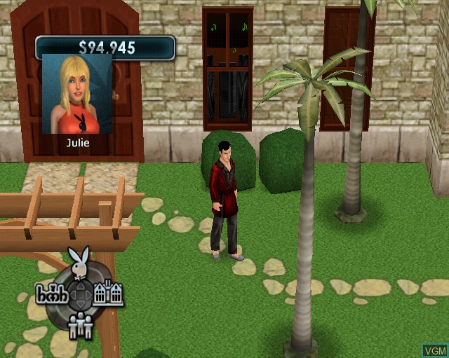 In-game screen of the game Playboy - The Mansion on Sony Playstation 2
