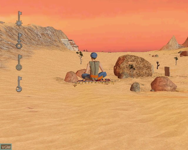 In-game screen of the game Quest for Aladdin's Treasure, The on Sony Playstation 2
