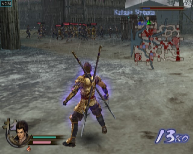 In-game screen of the game Samurai Warriors 2 - Xtreme Legends on Sony Playstation 2