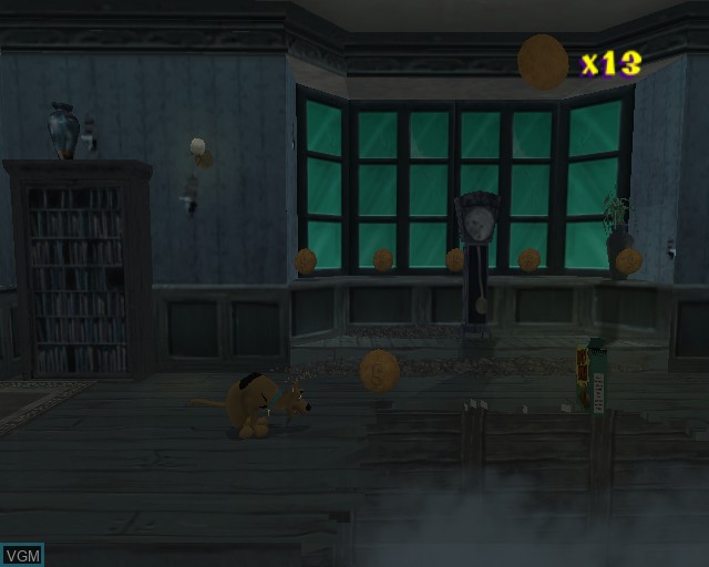 In-game screen of the game Scooby-Doo! Night of 100 Frights on Sony Playstation 2