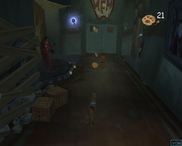 In-game screen of the game Scooby-Doo! Unmasked on Sony Playstation 2
