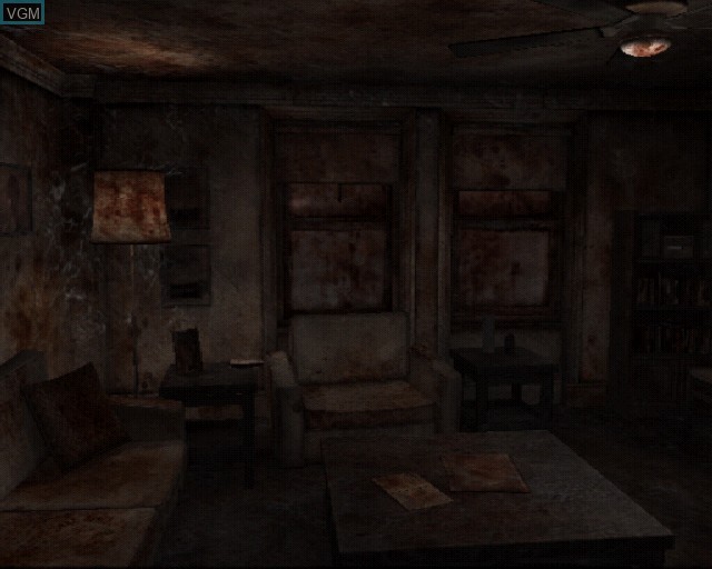 In-game screen of the game Silent Hill 4 - The Room on Sony Playstation 2
