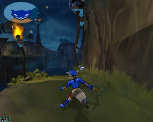 In-game screen of the game Sly 3 - Honor Among Thieves on Sony Playstation 2