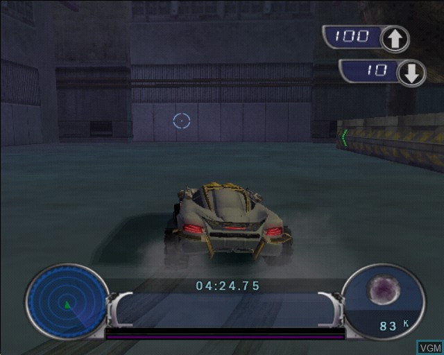 In-game screen of the game Spy Hunter 2 on Sony Playstation 2