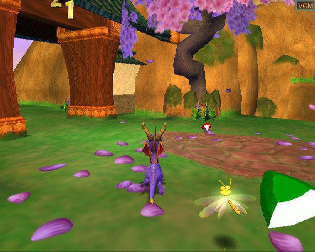 In-game screen of the game Spyro - Enter the Dragonfly on Sony Playstation 2