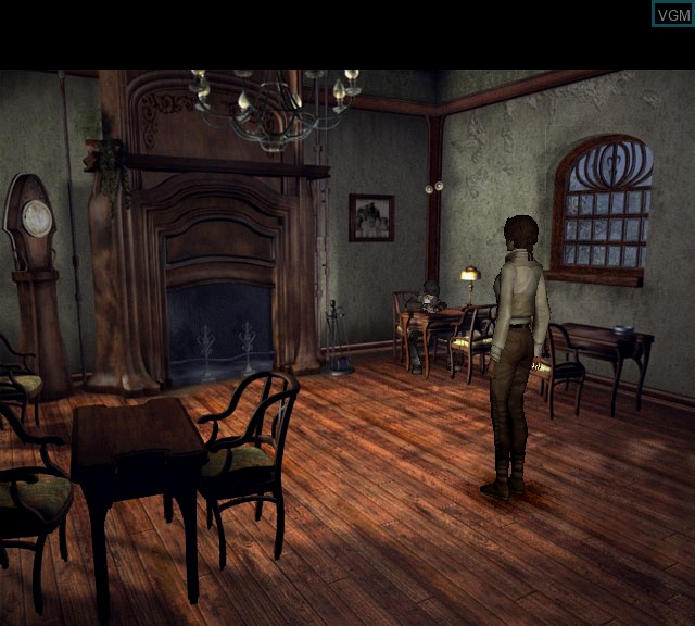 In-game screen of the game Syberia on Sony Playstation 2