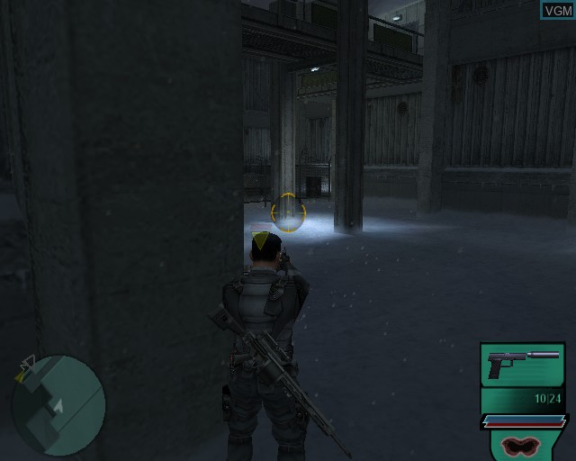 In-game screen of the game Syphon Filter - Dark Mirror on Sony Playstation 2