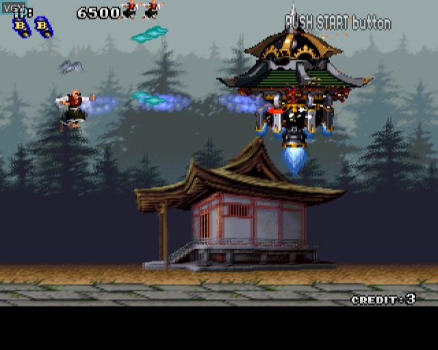 In-game screen of the game Tengai on Sony Playstation 2