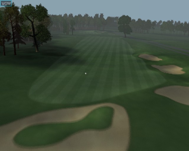 In-game screen of the game Tiger Woods PGA Tour 2002 on Sony Playstation 2