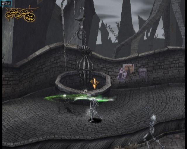 In-game screen of the game Nightmare Before Christmas, The - Oogie's Revenge on Sony Playstation 2