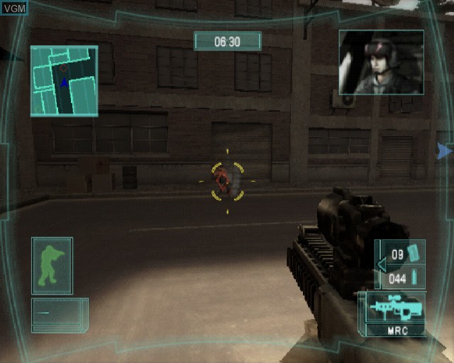 In-game screen of the game Tom Clancy's Ghost Recon Advanced Warfighter on Sony Playstation 2
