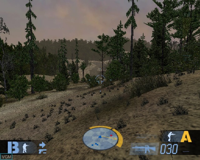 In-game screen of the game Tom Clancy's Ghost Recon on Sony Playstation 2
