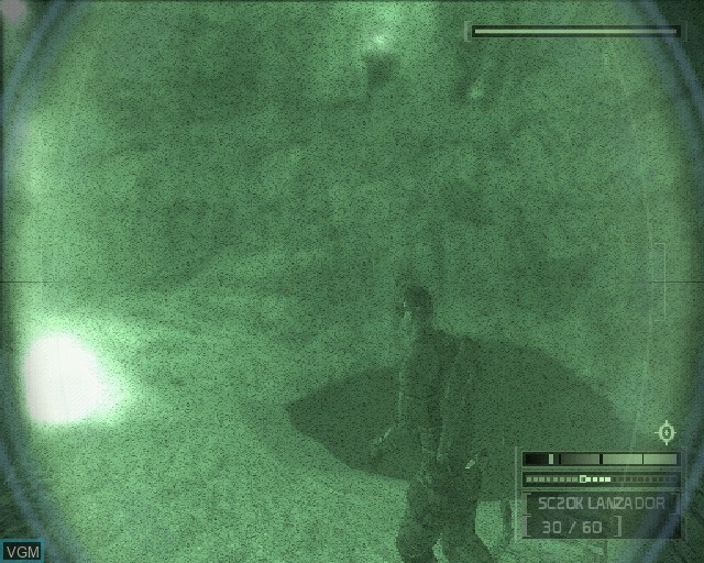In-game screen of the game Tom Clancy's Splinter Cell - Chaos Theory on Sony Playstation 2
