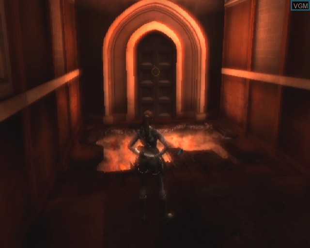 In-game screen of the game Tomb Raider - Underworld on Sony Playstation 2