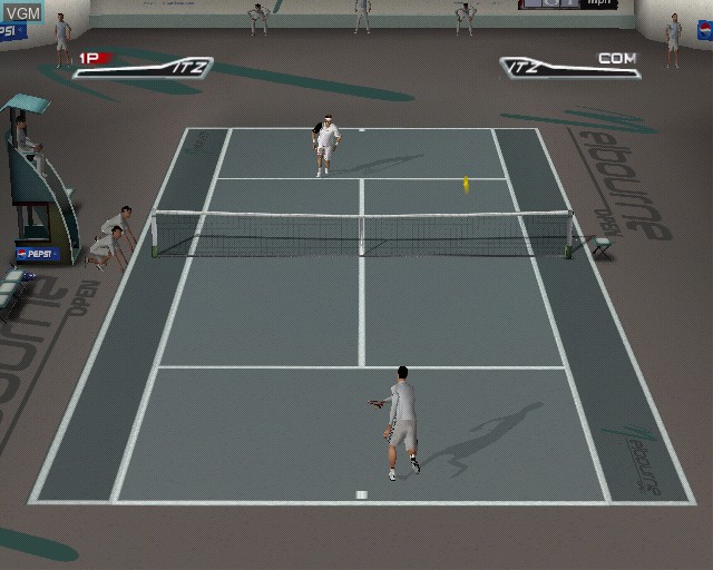 In-game screen of the game Top Spin on Sony Playstation 2