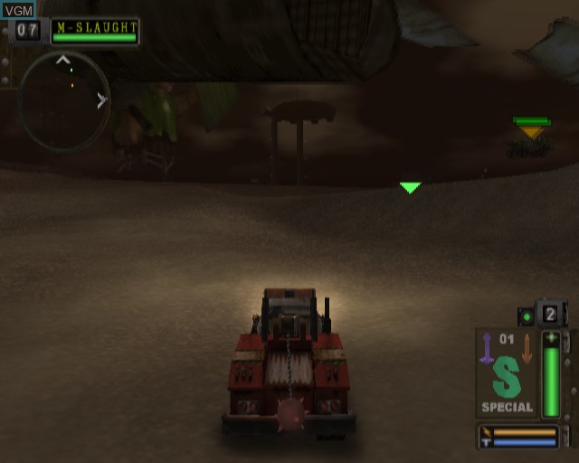 In-game screen of the game Twisted Metal - Black on Sony Playstation 2