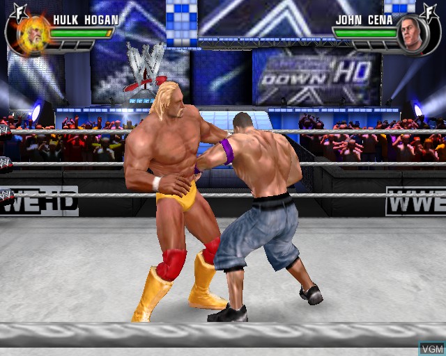 In-game screen of the game WWE All Stars on Sony Playstation 2