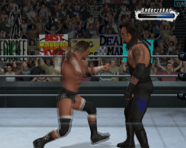 In-game screen of the game WWE SmackDown vs. Raw 2009 on Sony Playstation 2