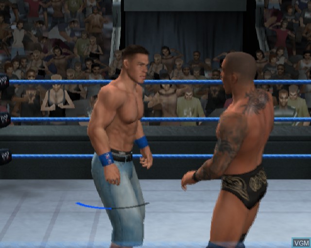 In-game screen of the game WWE SmackDown vs. Raw 2010 on Sony Playstation 2