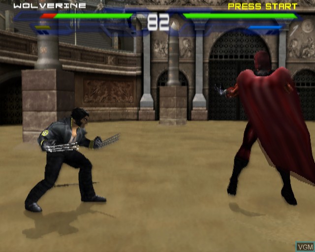 In-game screen of the game X-Men - Next Dimension on Sony Playstation 2