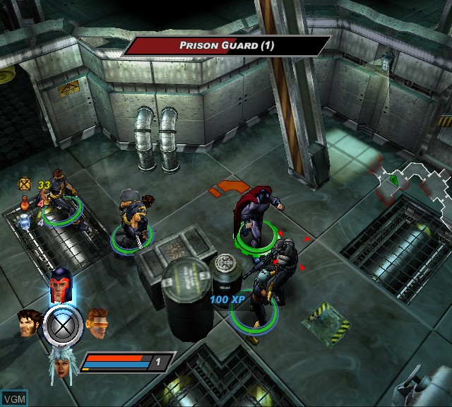 In-game screen of the game X-Men Legends II - Rise of Apocalypse on Sony Playstation 2