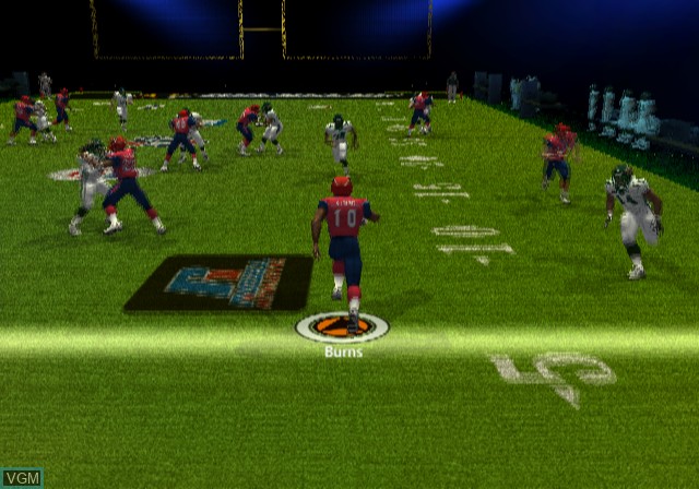 In-game screen of the game Arena Football - Road to Glory on Sony Playstation 2