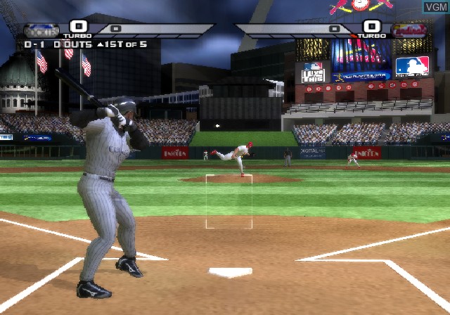 In-game screen of the game Bigs, The on Sony Playstation 2