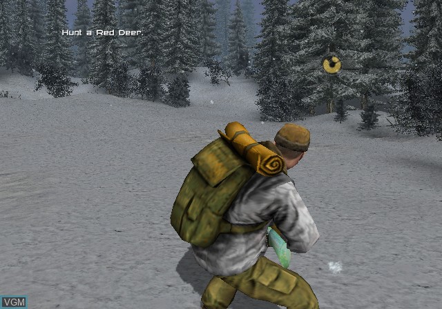 In-game screen of the game Cabela's Dangerous Hunts 2009 on Sony Playstation 2