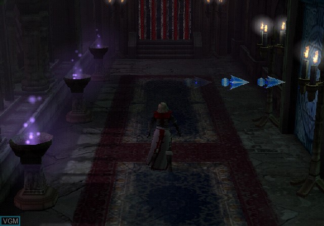 In-game screen of the game Castlevania - Lament of Innocence on Sony Playstation 2