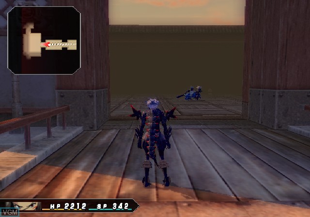 In-game screen of the game .hack//G.U. vol. 3//Redemption on Sony Playstation 2