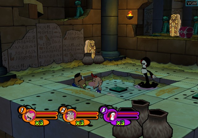 In-game screen of the game Grim Adventures of Billy & Mandy, The on Sony Playstation 2