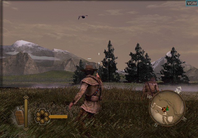 In-game screen of the game Gun on Sony Playstation 2