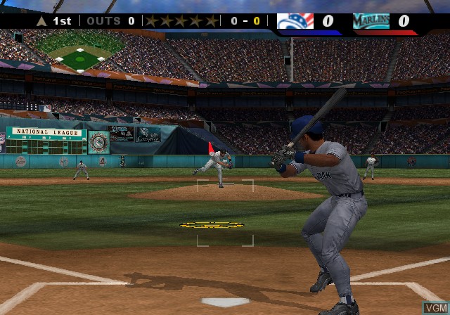 In-game screen of the game MLB SlugFest - Loaded on Sony Playstation 2