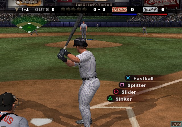 In-game screen of the game MLB SlugFest 2006 on Sony Playstation 2
