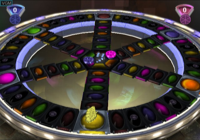 In-game screen of the game Trivial Pursuit Unhinged on Sony Playstation 2