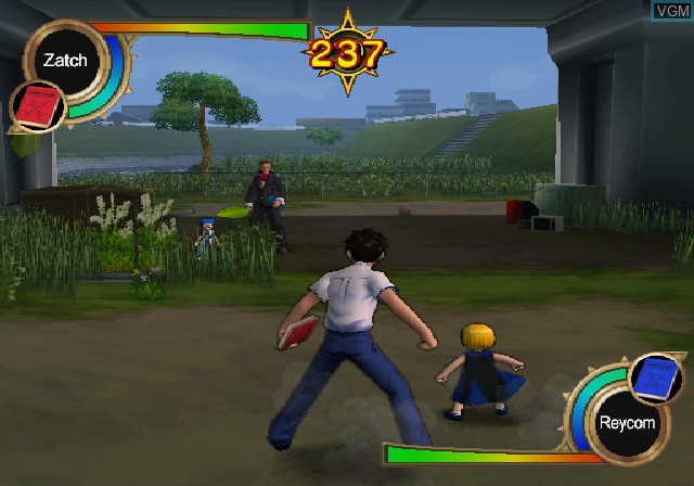 In-game screen of the game Zatch Bell! Mamodo Fury on Sony Playstation 2