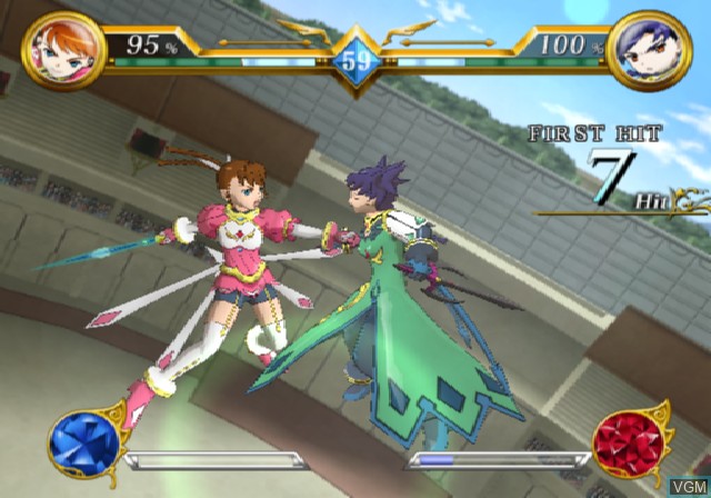 In-game screen of the game Mai-Otome HiME - Otome Butoushi!! on Sony Playstation 2
