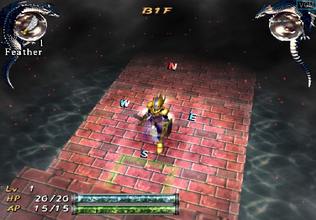 In-game screen of the game Nightmare of Druaga, The - Fushigi no Dungeon on Sony Playstation 2